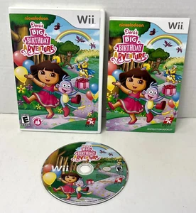Wii Game : DORA'S BIG BIRTHDAY ADVENTURE !! Complete w/Manual - Picture 1 of 1