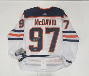 CONNOR MCDAVID SIGNED ADIDAS EDMONTON OILERS 2024 STANLEY CUP JERSEY PSA COA - Picture 1 of 3