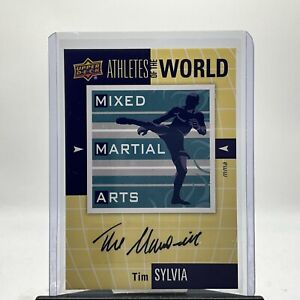 2011 Upper Deck Tim Sylvia World of Sports Athletes of the World #AW-TS Auto