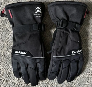Karbon Men’s Large Black Gloves Lake Placid 2023 FISU Games - Picture 1 of 9