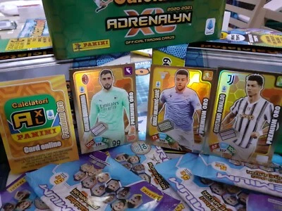 PANINI ADRENALYN XL CALCIATORI 2020-21 SET COMPLETO LIMITED EDITION PREMIUM ORO