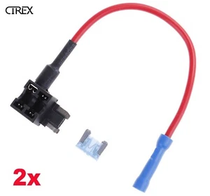 Add A Circuit Fuse Tap Micro Fuse Holder APS ATT Mini Low profile with Fuse 2x - Bild 1 von 8
