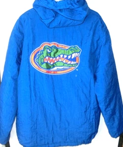Chaqueta tampón acolchada de inicio vintage Florida Gators azul para hombre talla mediana M - Imagen 1 de 16