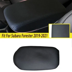 Cubierta reposabrazos tapa con tapa central de cuero automático para Subaru Forester 19+ negro - Imagen 1 de 1