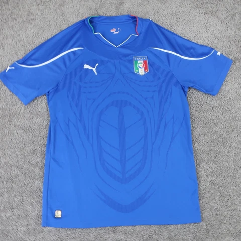 Puma Italia Italy Jersey 2010 2011 Home Shirt Soccer Football Gill Azzurri Men M Cover