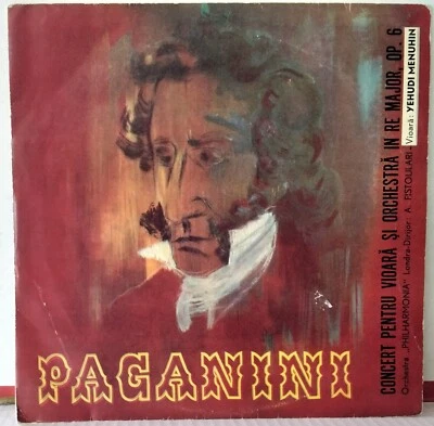 ELECTRECORD ECD-52 ED 1 PAGANINI VIOLIN CONCERTO 2 MENUHIN FISTOULARI MONO 10"LP - Image 1 of 3