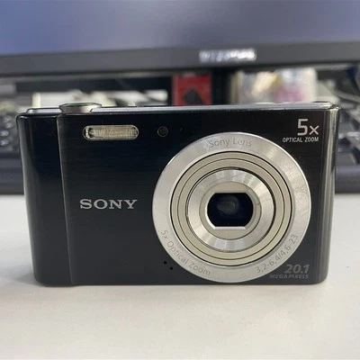 Sony Cyber-shot DSC-W800 20.1 MP 5x Optical Zoom Digital Camera with Accessories - Image 1 of 4