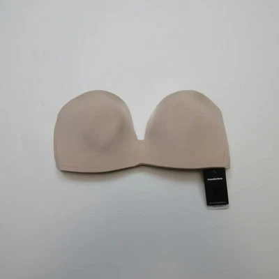 Wonderbra Ultimate Strapless Push Up Bra 80B 36B Beige New With Tags - Image 1 of 4