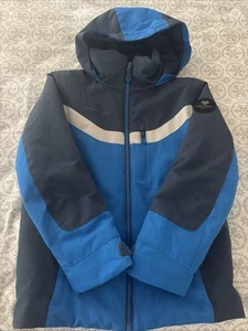 Obermeyer Teen Size Small (8) Ski Snowboard Jacket 7 PocketZips Hood Waterproof - Picture 1 of 1