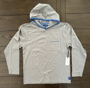 NEW!  CLOAK brand - TH Tacticsl heat hooded Tee. Color- Sharkskin, Size Small - Picture 1 of 6