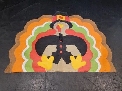 De colección. Juego de 4 Colocaciones de Pavo de Acción de Gracias Cena de Cosecha de Peregrinos Festivo Foto 1 de 4