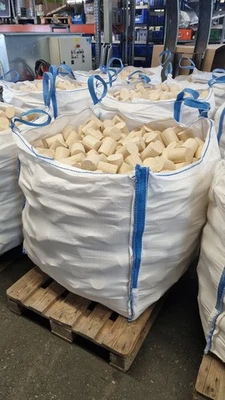 Holzbriketts ca. 420 Kilogramm im Big-Bag, Brennholz - Bild 1 von 4