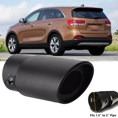 Exhaust Pipe Tail Muffler Tip Stainless Steel Adjustable For Kia Sorento Foto 1 de 4