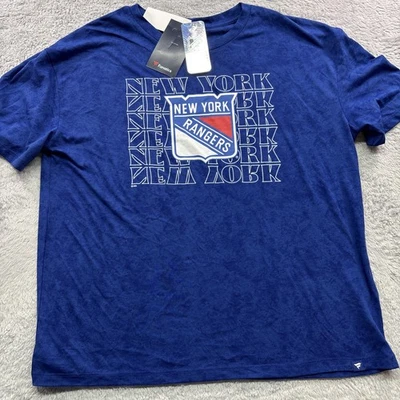 New York Rangers NHL Fanatics Women’s M Blue Tshirt New - Image 1 of 4