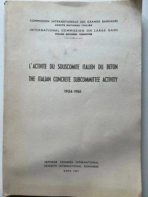 INGEGNERIA COMMISSIONE INTERNAZIONALE GRANDI DIGHE CONGRESSO INTERNAZIONALE 1961 - Immagine 1 di 4
