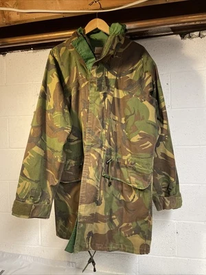 1996 British Army Military Combat DPM Jungle Jacket Parka Smock USED Hooded - Image 1 of 4