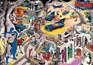 Batman Secrets of the Batcave A1 High Quality Canvas Print - Picture 1 of 1