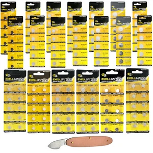 131pc Variety Pack Watch & Coin Cell Batteries 1025 2032 2016 392 393 357 - Picture 1 of 3