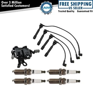 Ignition Coils Wires & Spark Plugs Fits 2004-2008 Kia Spectra 2005-2008 Spectra5 - Picture 1 of 10