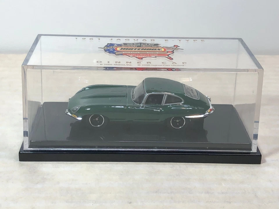 MATCHBOX 1961 JAGUAR E-TYPE 2006 WEST-EAST COLECCIONISTA SHOW CASI NUEVO/CT CENA COCHE RARO Foto 1 de 4