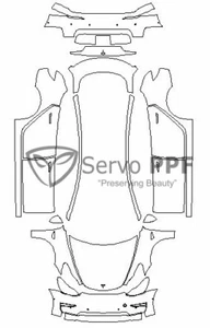Precut Suntek Reaction Clear Bra Kit for 17+ Tesla Model 3 Full Vehicle - Bild 1 von 6