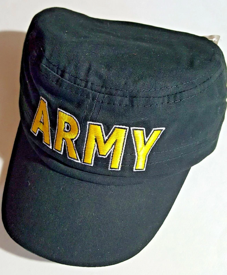U.S. ARMY TEXT FLAT TOP Military Cap - Imagem 1 de 1