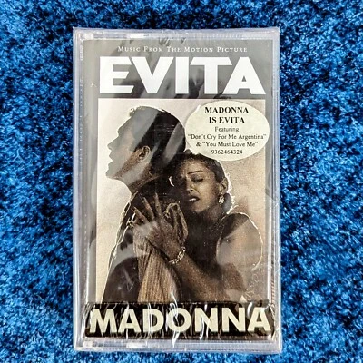 MADONNA SEALED EVITA AUSSIE CASSETTE PROMO HYPE AUSTRALIA 1996 Rare - Image 1 of 4