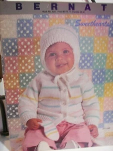 Vintage ~ Bernat "Sweethearts" ~ Infant thru size 1 ~ Pattern Book Only - Bild 1 von 2