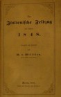 Willisen Venezia Garda Custozza Rivoli Verona Mincio Ferrara Sesto Radetzky 1848