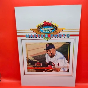 1993 TOPPS STADIUM CLUB MASTER PHOTO HOF KIRBY PUCKETT MINNESOTA TWINS - Picture 1 of 2