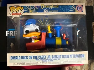 Funko Pop! Trenes: Disney - Pato Donald en Casey Jr. Atracción de tren de circo - Imagen 1 de 1