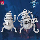 3D Printed Stl Miniatures Mimics Set The Frost City 2 28 - 32Mm War Gaming D&D
