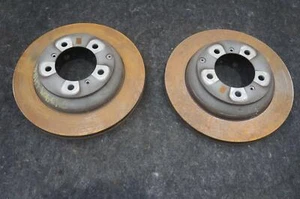 Set Of Rear Left & Right Disc Brake Rotor 9Y0615601 Porsche Cayenne 9y0 19-23 - Picture 1 of 9