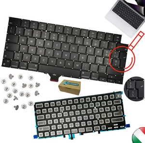 Tastiera italiana retro illuminazione viti x Apple Macbook pro 14" A2442 M1 2021 - Zdjęcie 1 z 11