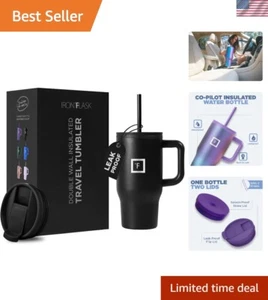 Durable 16oz Insulated Stainless Steel Mug - Travel Ready, Leak-Proof Design - Picture 1 of 10