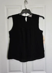 Top smanicato Nanette Lepore spalle smocked taglia media nuovo con etichetta - Foto 1 di 11