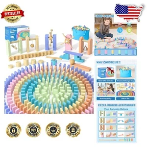 Fun and Educational 1008 PCS Dominoes Set - Creative Building Game for All Ages - Picture 1 of 8
