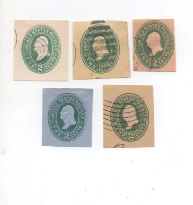 United States used cut square U311 U312 U313 U314 U315 - Image 1 of 2