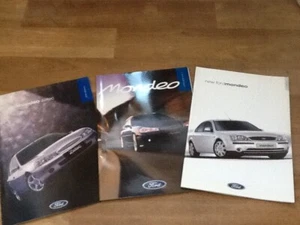 3 X FORD MONDEO SALES BROCHURES 1999+ 2001 - FREEPOST UK - Picture 1 of 14