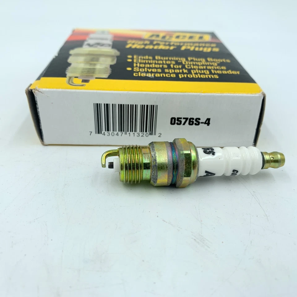 Juego de 4 bujías de cobre Accel 0576S-4 Shorty Foto 1 de 3