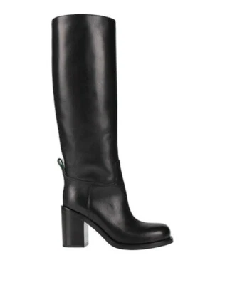 BOTTEGA VENETA BLACK LEATHER KNEE LENGHT BOOTS size 41 - Image 1 of 4