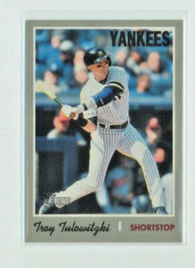 TROY TULOWITSKI 2019 TOPPS HERITAGE HIGH NUMBERS ACTION VARIATION #545! YANKEES! - Picture 1 of 1