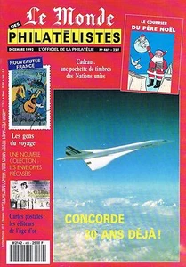 Le Monde Des Philatélistes N°469 dec 1992: Concorde - Picture 1 of 1