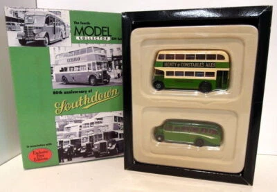 EFE 1/76 scale Diecast - 99910 Southdown Leyland PD2 Highbridge + Bedford OB - Image 1 of 3