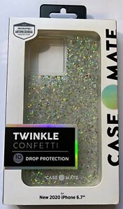 Open Box Case-Mate Twinkle Confetti Sparkle Case for iPhone 12 Pro Max (6.7")