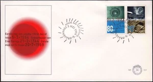 NETHERLANDS 1994-5-5 Apollo 11 Landing Moon,TV,Footprint,Planetarium,FDC,Space, - Picture 1 of 1