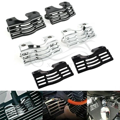 CNC Spark Plug-Head Slotted Covers For Harley Electra Glide Ultra Limited FLHTK Foto 1 de 4