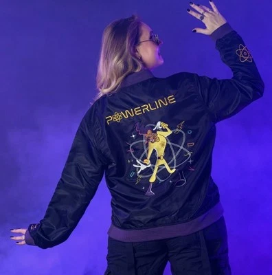 CAKEWORTHY DISNEY A GOOFY MOVIE POWERLINE BOMBER JACKET L  XL 2XL 3XL 4XL NEW - Image 1 of 4