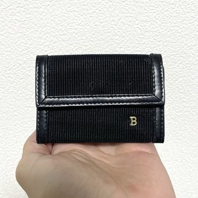 Genuine Bally Coin Case Small Wallet Black Leather Made In Italy Luxury Designer - Image 1 of 4