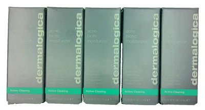Dermalogica Acne Biotic Moisturizer Travel Size 0.24 fl oz/7 ml [5 Pack] NIB - Image 1 of 3